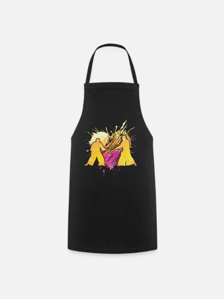 Aïkido - Tablier de cuisine - noir