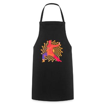 Wing Chun Kung Fu - Tablier de cuisine - noir - Devant - AI Model Male 185 dark (185cm)
