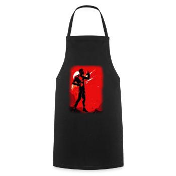 Boxing - Cooking Apron - black - Front - AI Model Male 185 dark (185cm)