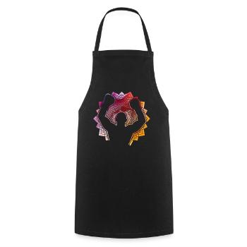 Boxing - Cooking Apron - black - Front - AI Model Male 185 dark (185cm)