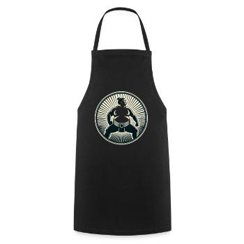 Sumo - Cooking Apron - black - Front - AI Model Male 185 dark (185cm)