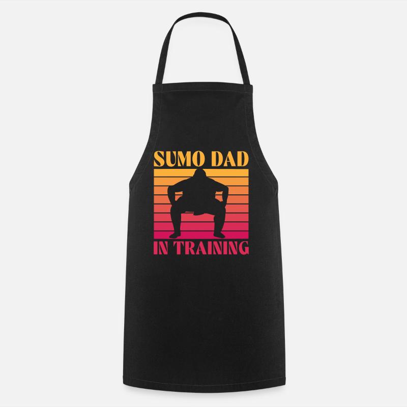 Sumo Dad in Training - Cooking Apron - black
