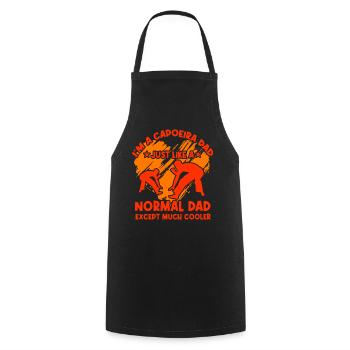 Ich bin ein Capoeira-Vater, genau wie ein normaler Vater - Kochschürze - Schwarz - Vorne - AI Model Male 185 dark (185cm)