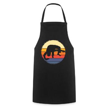 Capoeira - Cooking Apron - black - Front - AI Model Male 185 dark (185cm)