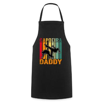 Capoeira Papa - Kochschürze - Schwarz - Vorne - AI Model Male 185 dark (185cm)