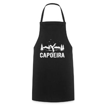 Capoeira - Cooking Apron - black - Front - AI Model Male 185 dark (185cm)