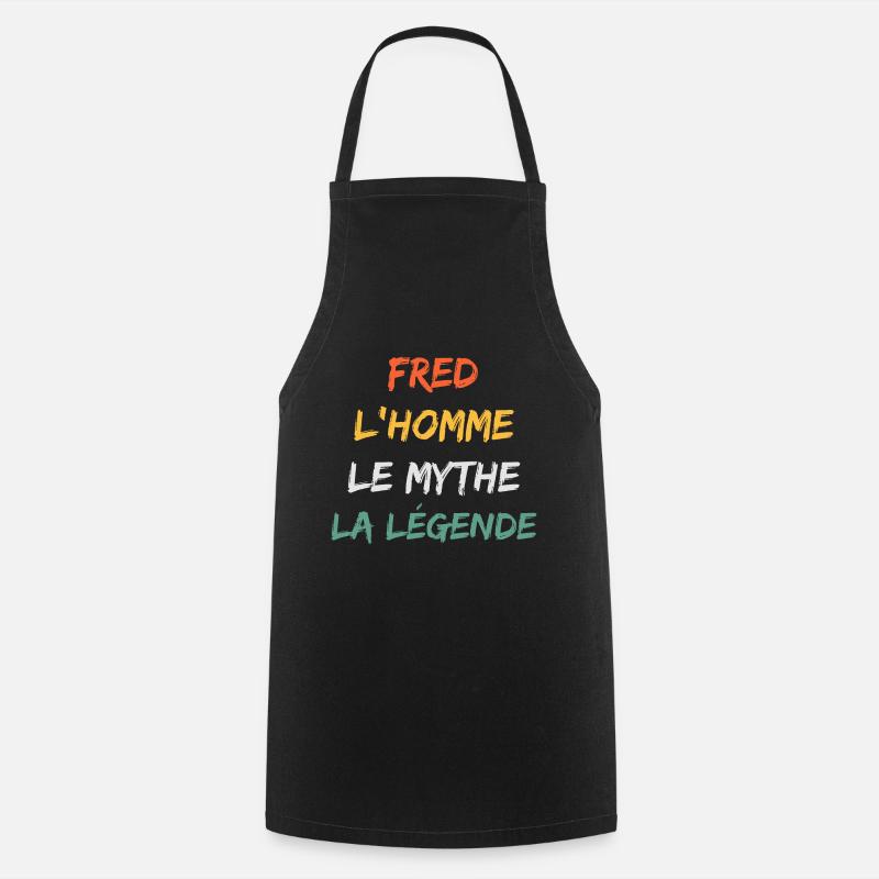 FRED - Tablier de cuisine - noir