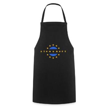 Atomkraft Ja Bitte - Pro Kernenergie in Europa - Kochschürze - Schwarz - Vorne - AI Model Male 185 dark (185cm)