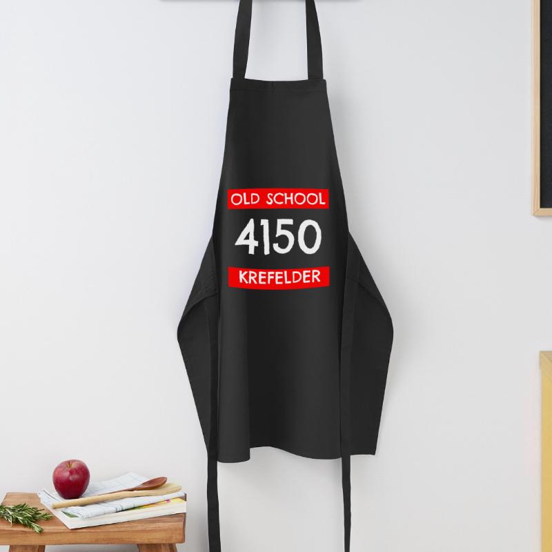 Old school Krefeld Krefeld old postcode Postal code Cooking Apron