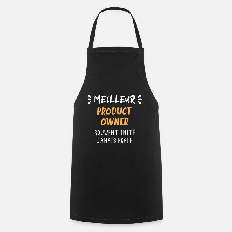 Meilleur product owner - Tablier de cuisine - noir