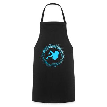 bodyboard - Cooking Apron - black - Front - AI Model Male 185 dark (185cm)