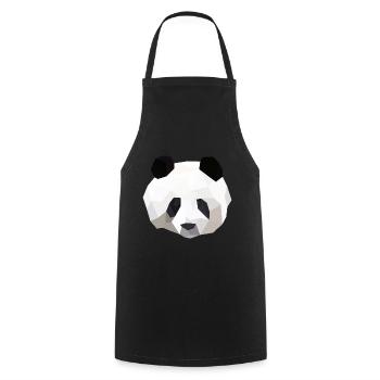 panda - Cooking Apron - black - Front - AI Model Male 185 dark (185cm)
