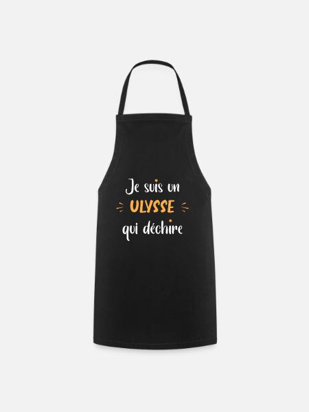 ULYSSE - Tablier de cuisine - noir
