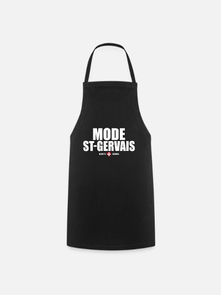 Mode ST Gervais Mont Blanc haute savoie alpes - Tablier de cuisine - noir