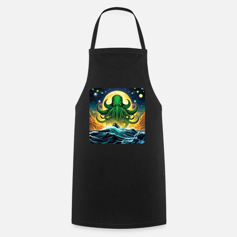 Unsterblicher Cthulhu Monster - Kochschürze - Schwarz
