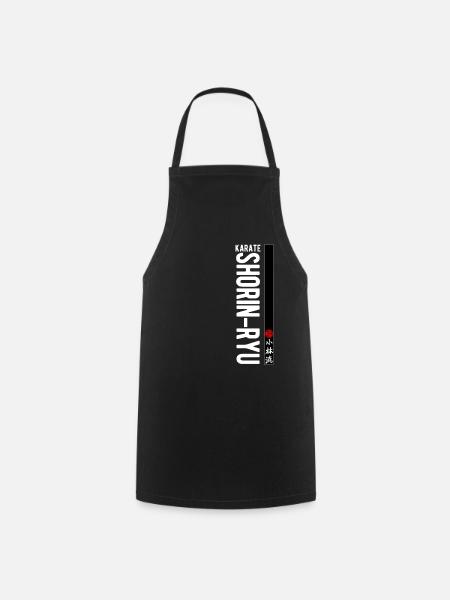 Karate Shorin Ryu Kanji Martial Art Japan - Cooking Apron - black