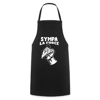 Fun Strength MMA Boxing Martial Arts - Cooking Apron - black - Front - AI Model Male 185 dark (185cm)