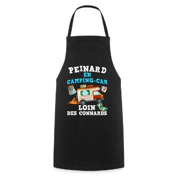 Man camper car humor away from assholes - Cooking Apron - black - Front - AI Model Male 185 dark (185cm)