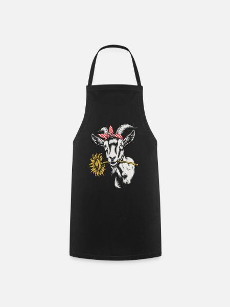 Chèvre Chèvre Chèvre - Tablier de cuisine - noir