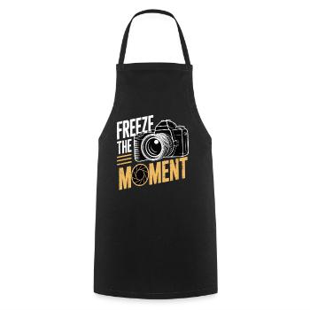 Figer l’instant Photographe Photographie - Tablier de cuisine - noir - Devant - AI Model Male 185 dark (185cm)