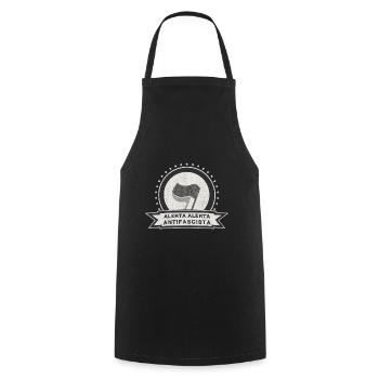 ANTIFA - Cooking Apron - black - Front - AI Model Male 185 dark (185cm)