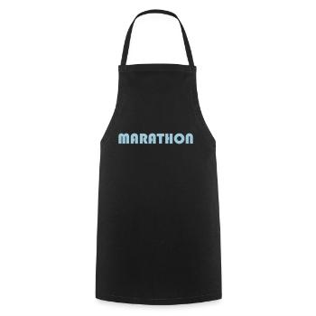 marathon - Tablier de cuisine - noir - Devant - AI Model Male 185 dark (185cm)