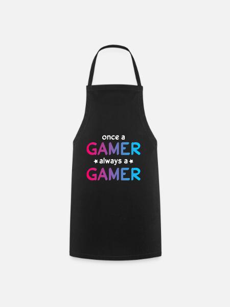 Gamer - Kochschürze - Schwarz