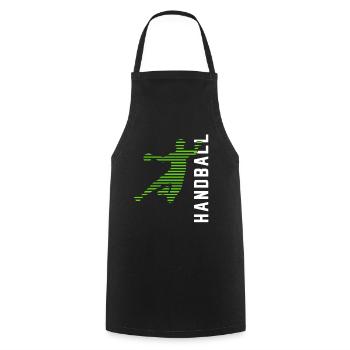 handball - Tablier de cuisine - noir - Devant - AI Model Male 185 dark (185cm)
