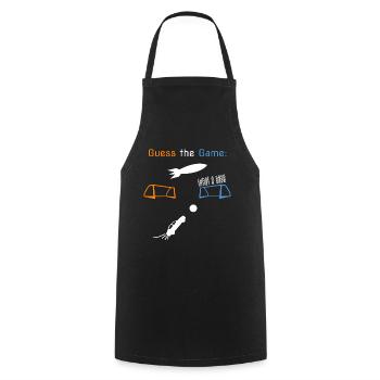 Guess the Game Rocket Gamer Geschenk für Nerds - Kochschürze - Schwarz - Vorne - AI Model Male 185 dark (185cm)
