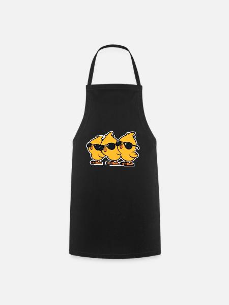 Chicks - Cooking Apron - black