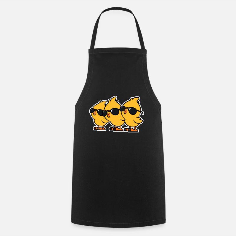 Chicks - Tablier de cuisine - noir