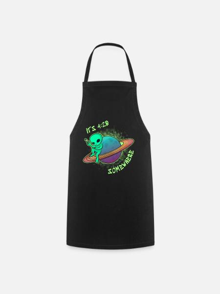 420 Kiffer Kiffen - Kochschürze - Schwarz