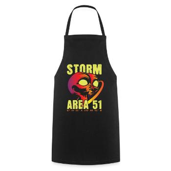 Storm Area 51 - Kochschürze - Schwarz - Vorne - AI Model Male 185 dark (185cm)