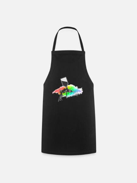 paint - Cooking Apron - black