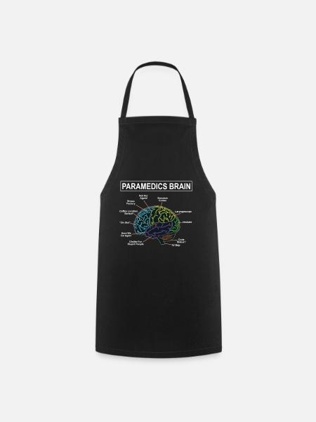 Paramedics thoughts - Cooking Apron - black