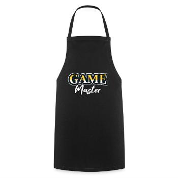 Game Master - Cooking Apron - black - Front - AI Model Male 185 dark (185cm)