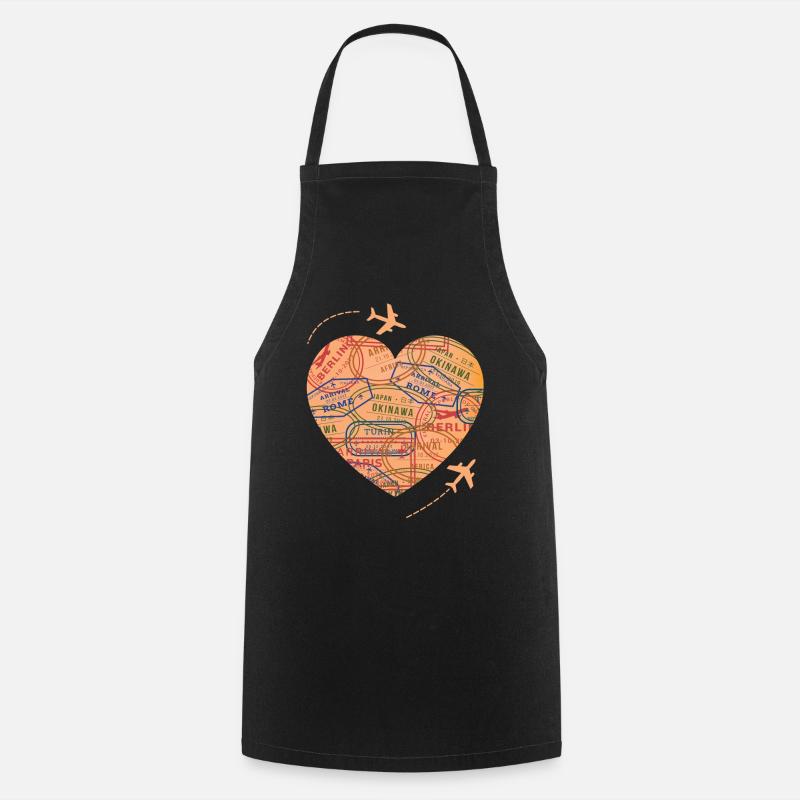 voyageur - Tablier de cuisine - noir