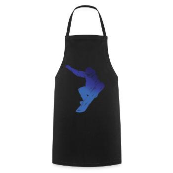 Snowboard d'hiver - Tablier de cuisine - noir - Devant - AI Model Male 185 dark (185cm)