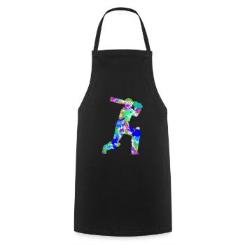 Cricket - Cooking Apron - black - Front - AI Model Male 185 dark (185cm)