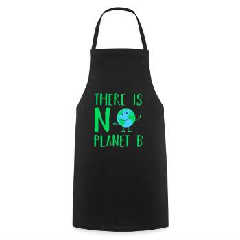 Il n'y a pas de planète B - Tablier de cuisine - noir - Devant - AI Model Male 185 dark (185cm)