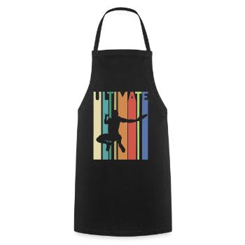 Ultimate Frisbee - Tablier de cuisine - noir - Devant - AI Model Male 185 dark (185cm)