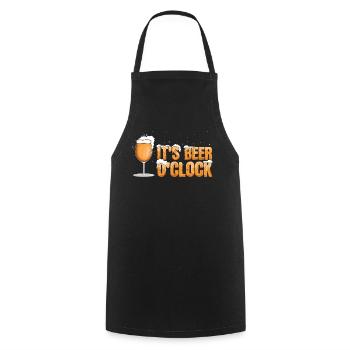 Beer funny - Cooking Apron - black - Front - AI Model Male 185 dark (185cm)