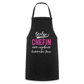 Head of Branch Manager Head of Department Gift - Cooking Apron - black - Front - AI Model Male 185 dark (185cm)