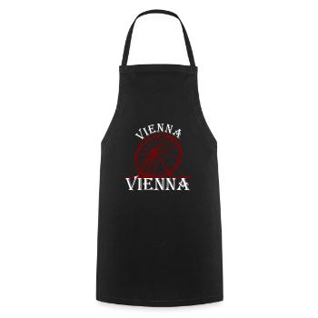 Vienna Fan Giant Ferris Wheel Vienna Souvenir Vienna - Cooking Apron - black - Front - AI Model Male 185 dark (185cm)