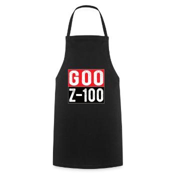 G00 Z 100 CNC Fräser Geschenk CNC Fräsen - Kochschürze - Schwarz - Vorne - AI Model Male 185 dark (185cm)