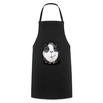 Cobaye insolent - Tablier de cuisine - noir - Devant - AI Model Male 185 dark (185cm)