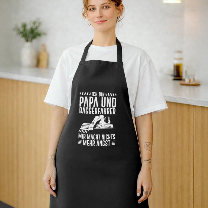 Bauarbeiter Bagger Geschenk Baggerfahrer Kochschürze