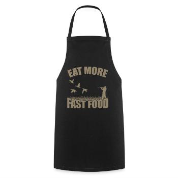 Hunter Forester Deer Hunting Game Hunting Gifts - Cooking Apron - black - Front - AI Model Male 185 dark (185cm)