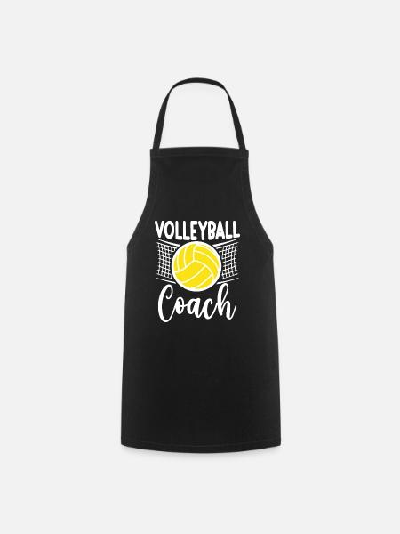 Volleyballtrainer - Kochschürze - Schwarz