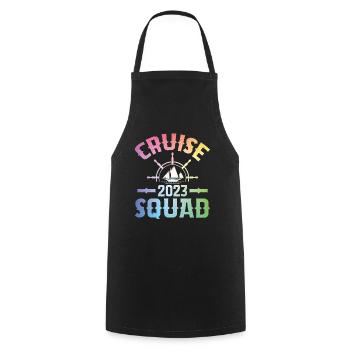 Cruise Group 2023 - Cooking Apron - black - Front - AI Model Male 185 dark (185cm)